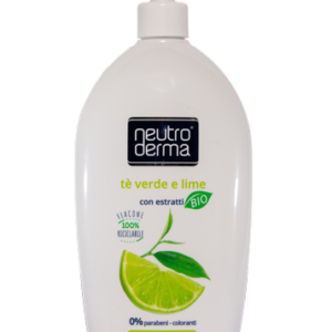 Sapone liquido con estratti Bio Tè verde e Lime