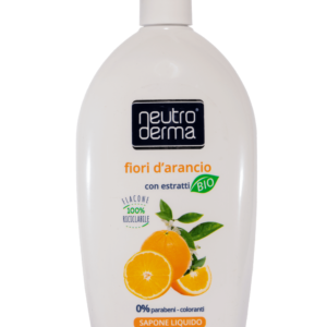 Sapone liquido con estratti Bio ai Fiori d'Arancio