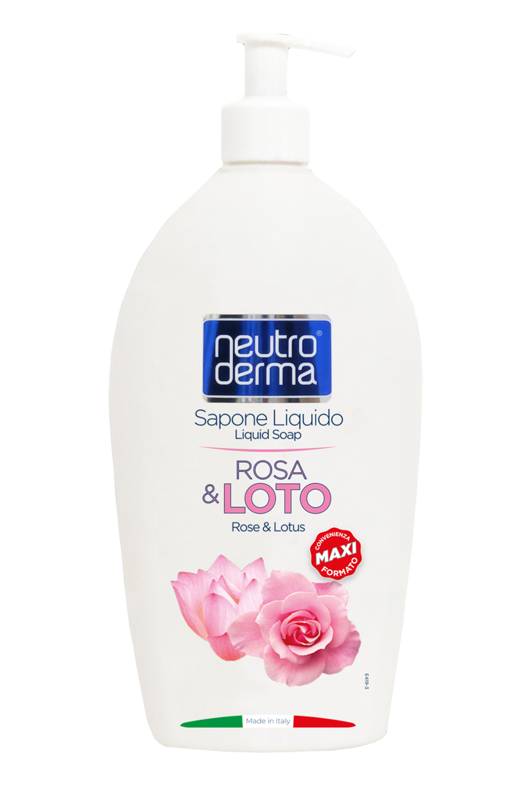 Sapone liquido Loto e Rosa